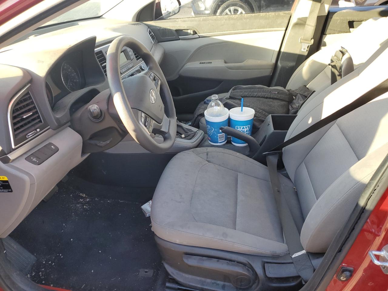 2017 Hyundai Elantra VIN KMHD74LF2HU318870 Copart auction photo, vandalism / front end damage thumbnail 7