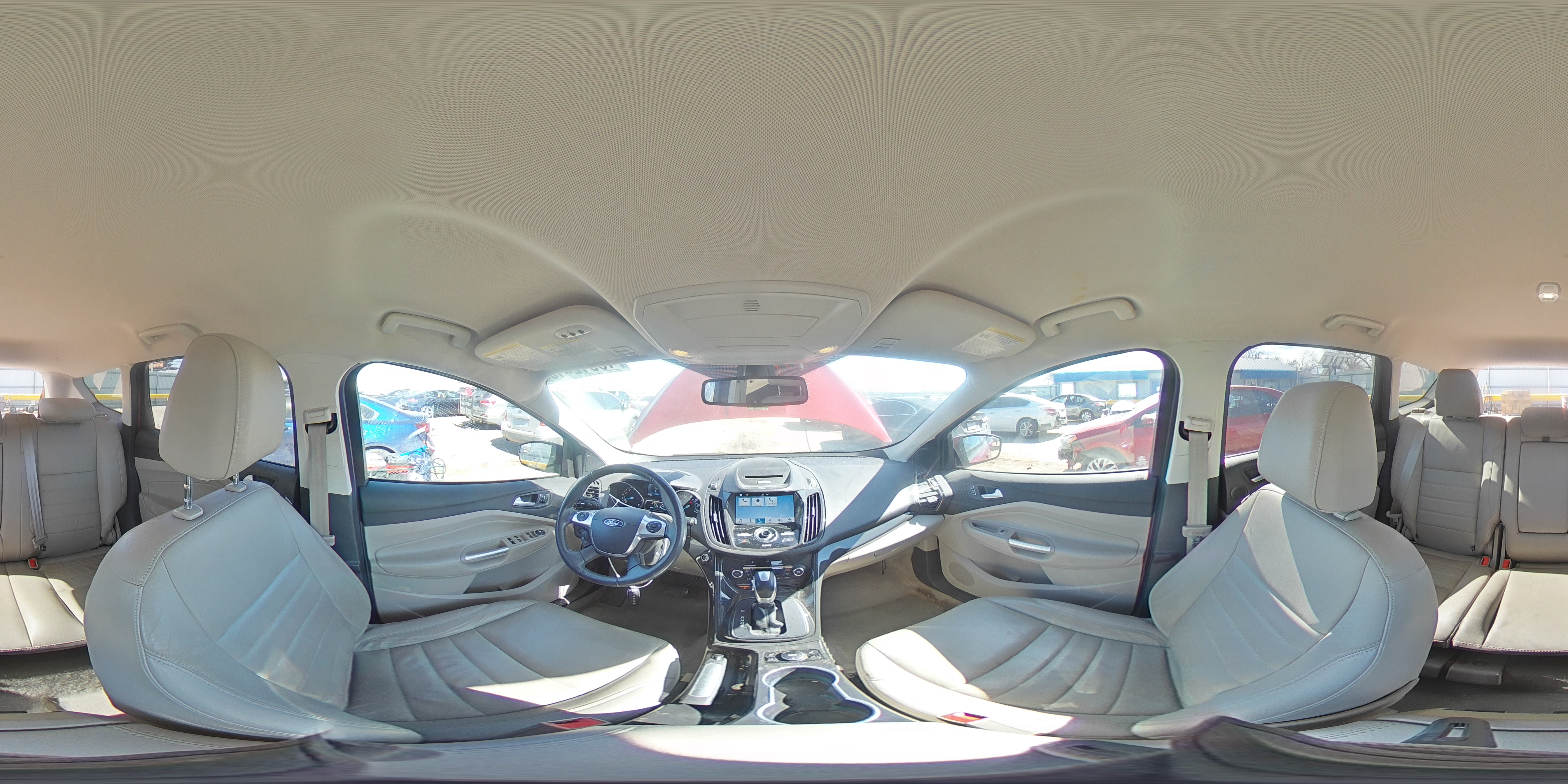 2016 Ford Escape VIN 1FMCU0JX5GUB59382 Copart auction photo, side / undercarriage damage thumbnail 14