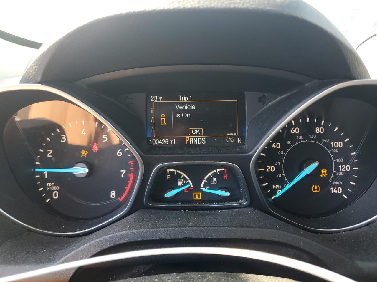 2018 Ford Escape VIN 1FMCU9J97JUA21226 Copart auction photo, side / front end damage thumbnail 9