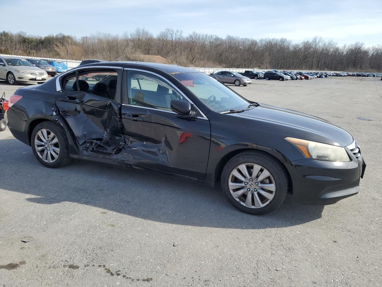 2012 Honda Accord VIN 1HGCP2F79CA232489 Copart auction photo, side damage thumbnail 4