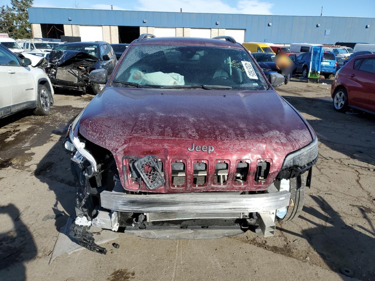2021 Jeep Grand Cherokee VIN 1C4PJMMXXMD202689 Copart auction photo, front end damage thumbnail 5