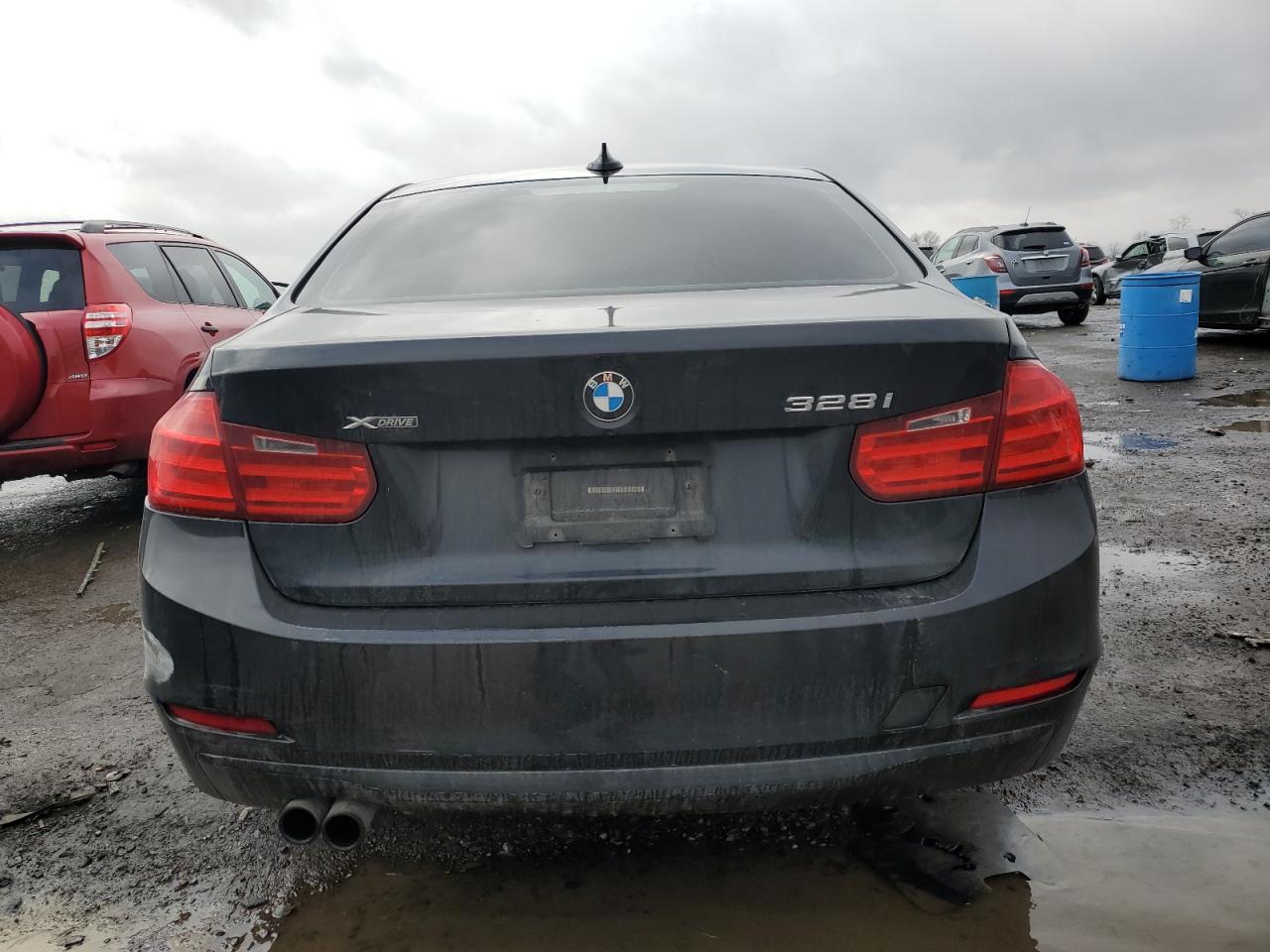 2013 BMW 3er VIN WBA3B5G53DNS01886 Copart auction photo, side / front end damage thumbnail 6