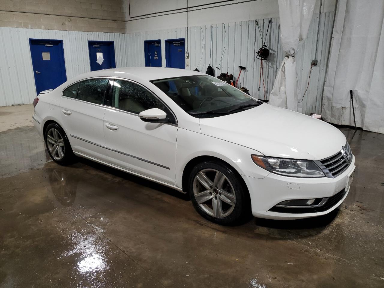 2013 Volkswagen Passat CC VIN WVWBP7AN3DE545609 Copart auction photo, rear end / side damage thumbnail 4
