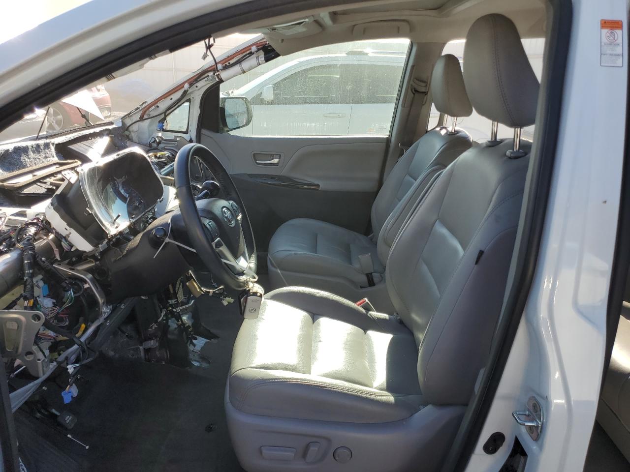 2018 Toyota Sienna VIN 5TDYZ3DC2JS954973 Copart auction photo, top/roof damage thumbnail 7