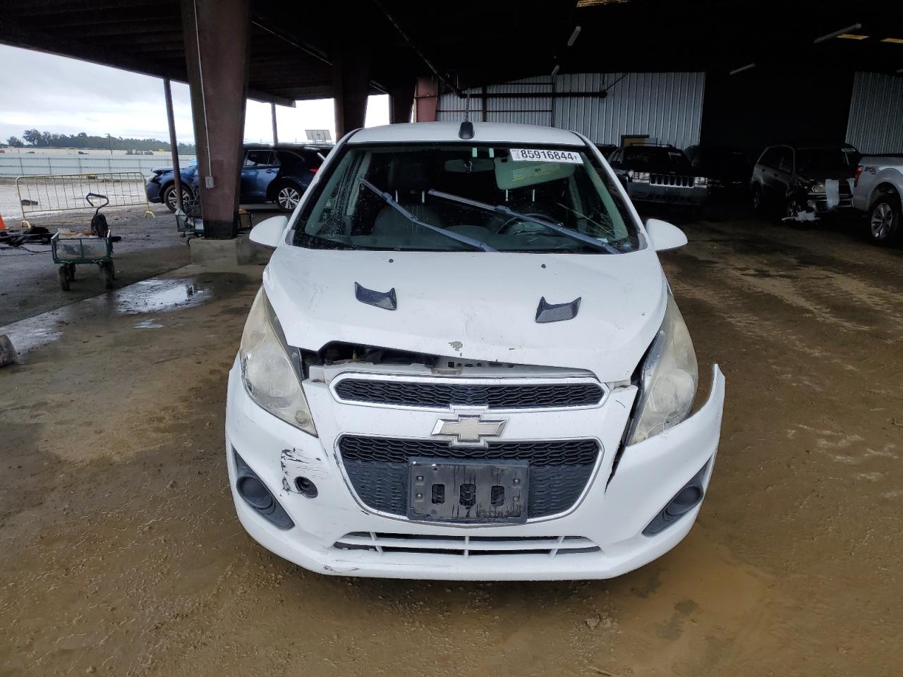 2015 Chevrolet Spark VIN KL8CD6S96FC722461 Copart auction photo, front end / side damage thumbnail 5
