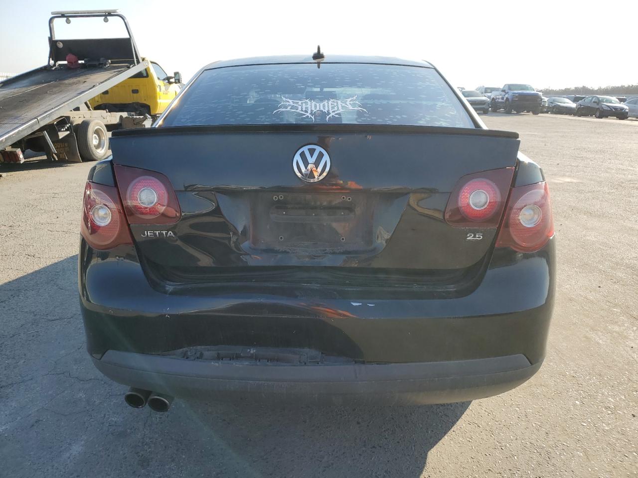 2008 Volkswagen Jetta VIN 3VWRZ71K28M030807 Copart auction photo, rear end damage thumbnail 6