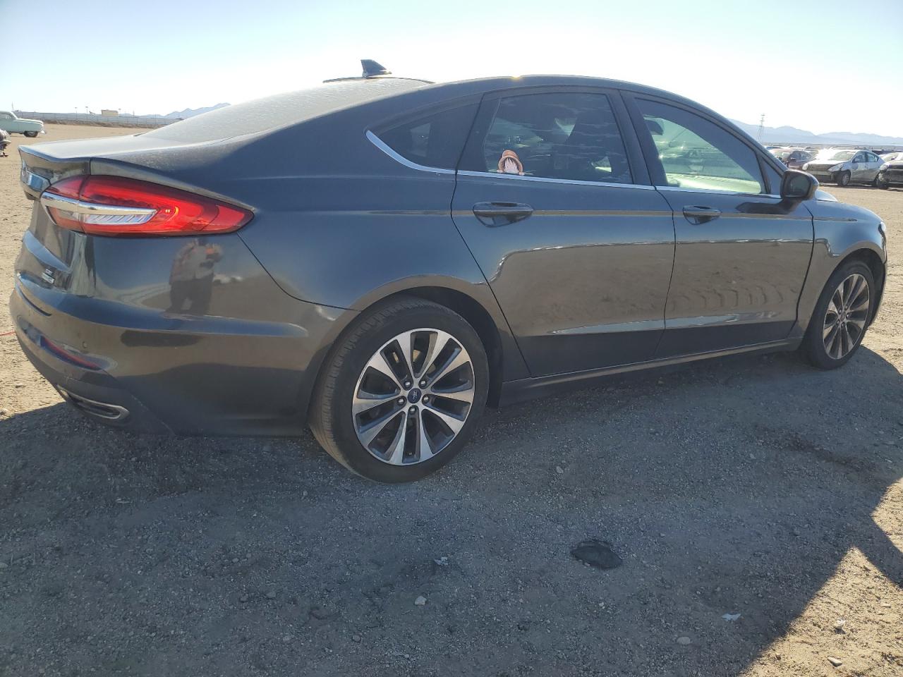2019 Ford Fusion VIN 3FA6P0T90KR172876 Copart auction photo, front end / side damage thumbnail 3
