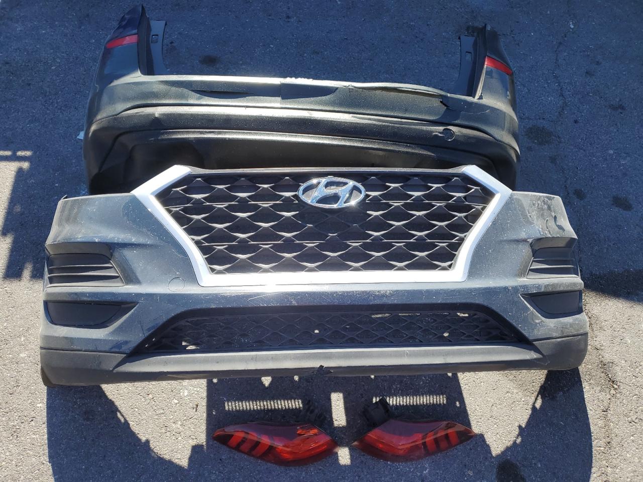 2020 Hyundai Tucson VIN KM8J33A47LU235311 Copart auction photo, front end / rear end damage thumbnail 13