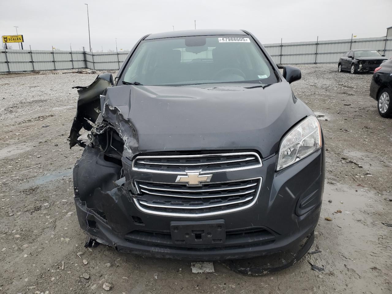 2016 Chevrolet Trax VIN 3GNCJKSB1GL245561 Copart auction photo, front end damage thumbnail 5