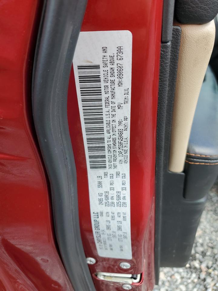 2015 Jeep Grand Cherokee VIN 1C4PJMDS0FW504603 Copart auction photo, water/flood damage thumbnail 14