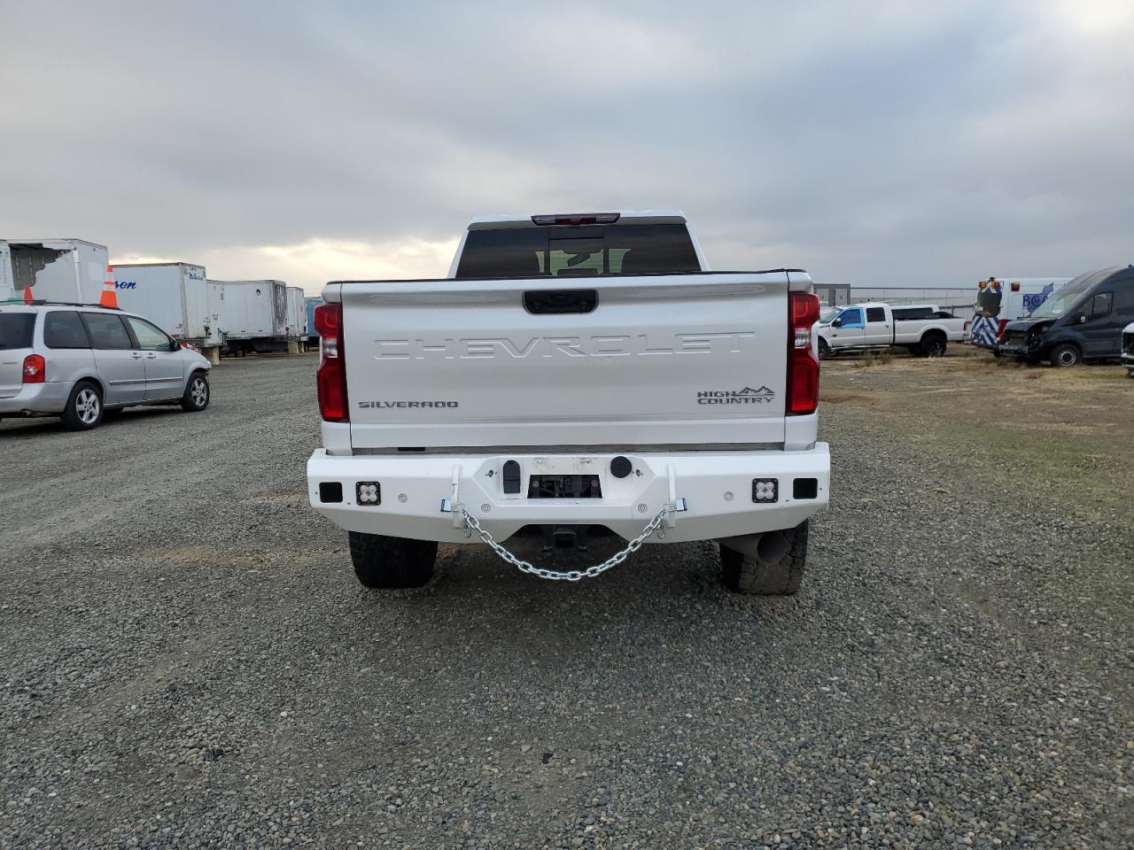2022 Chevrolet Silverado VIN 1GC4YREY6NF105675 Copart auction photo, front end damage thumbnail 6
