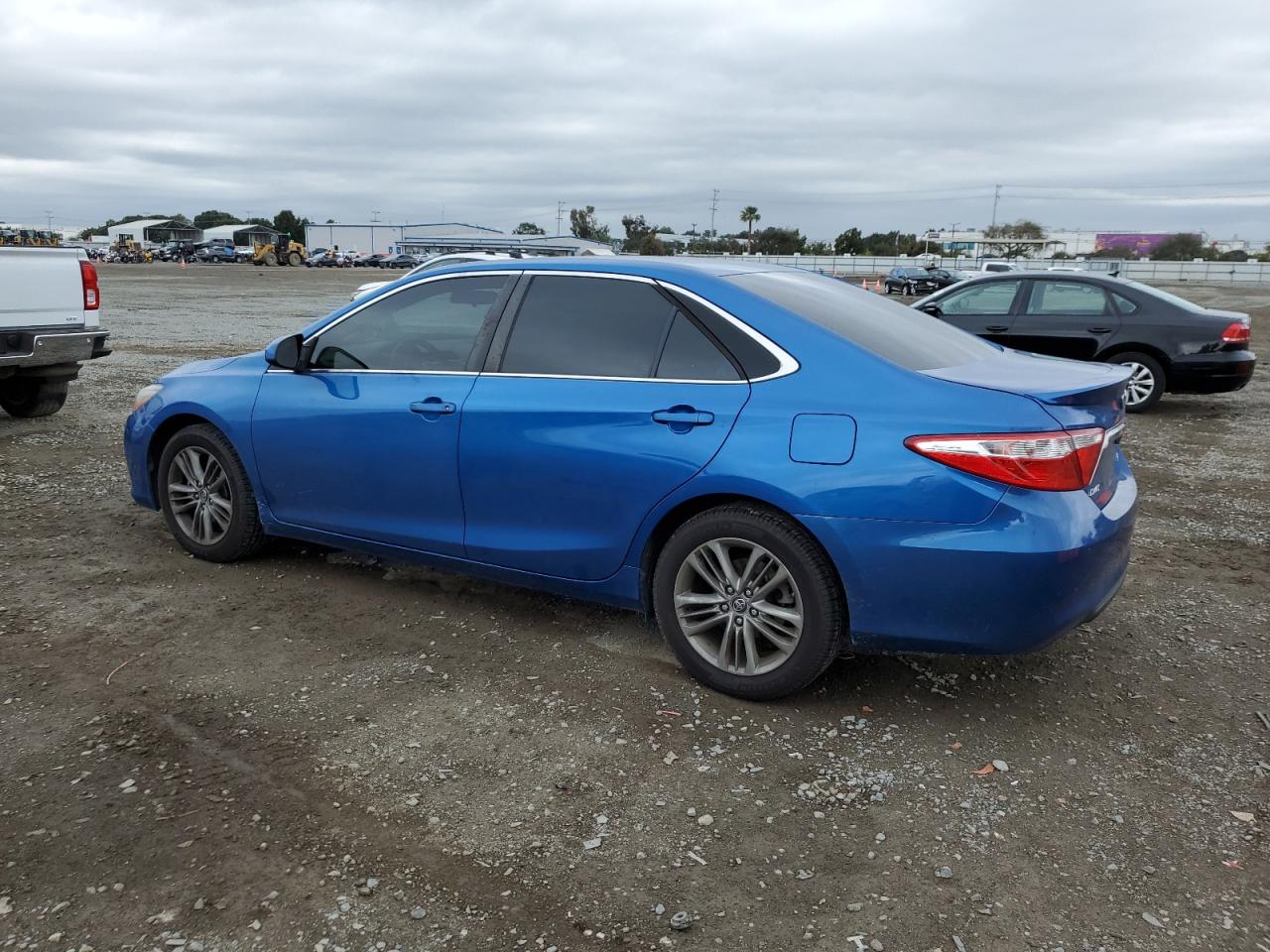 2017 Toyota Camry VIN 4T1BF1FK5HU794824 Copart auction photo, rear end / side damage thumbnail 2