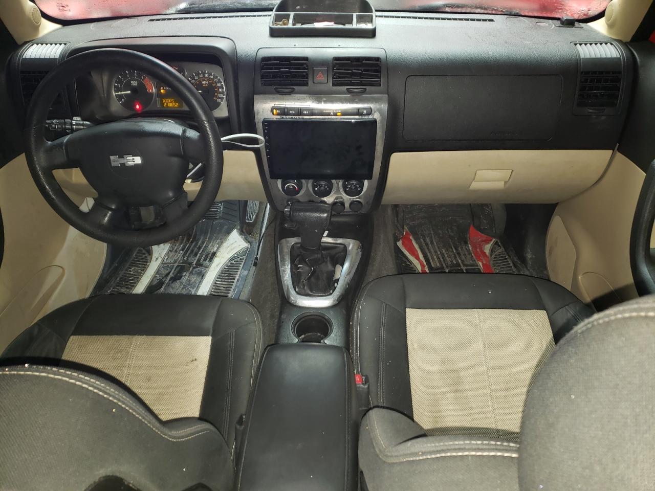 2006 Hummer H3 VIN 5GTDN136268143785 Copart auction photo, burn - engine damage thumbnail 8