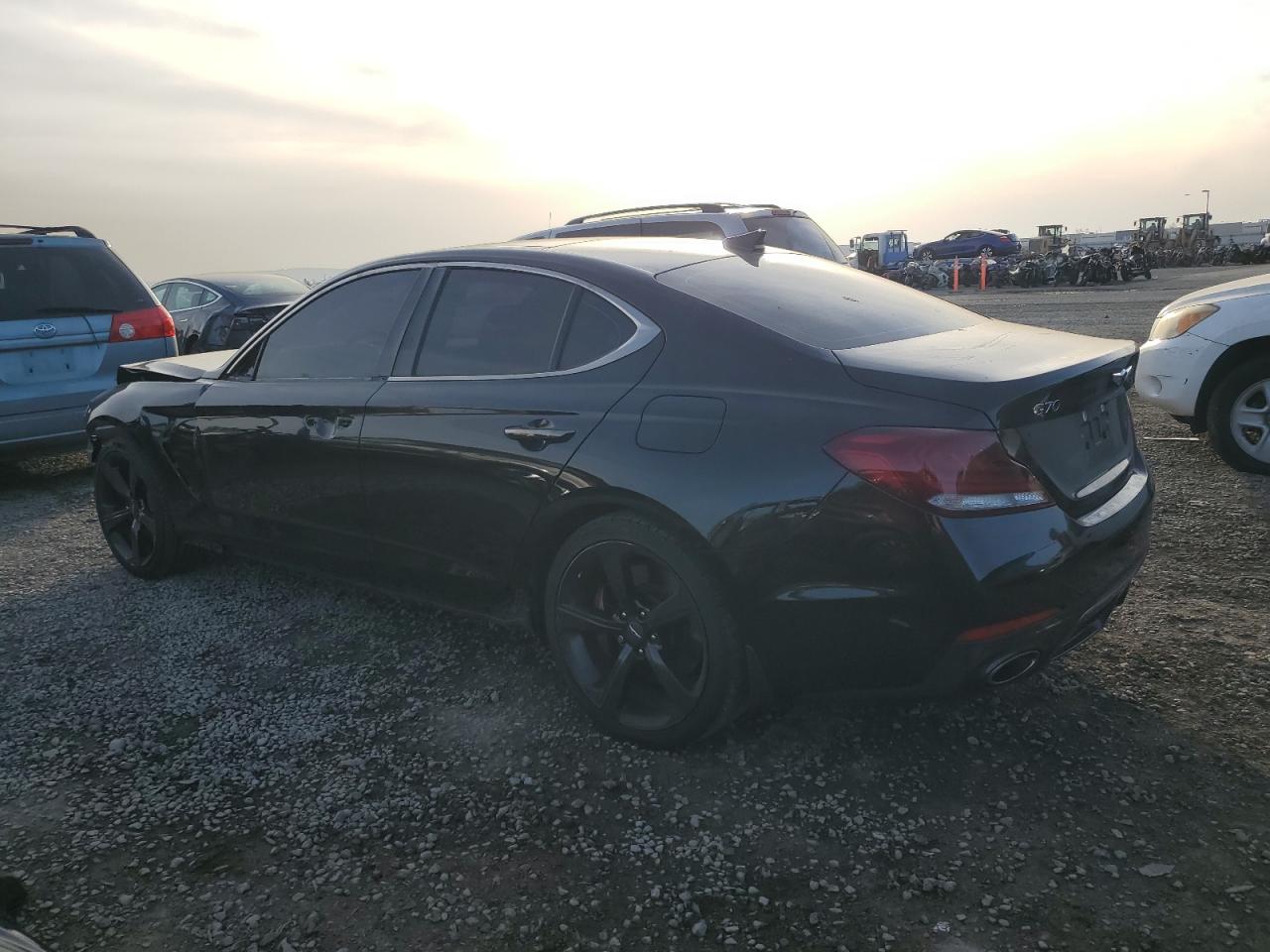 2019 Genesis G70 VIN KMTG34LE9KU027831 Copart auction photo, front end damage thumbnail 2