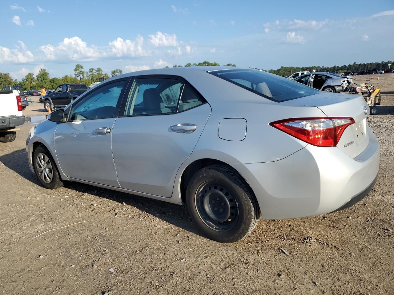 2014 Toyota Corolla VIN 2T1BURHE1EC016934 Copart auction photo, side damage thumbnail 2