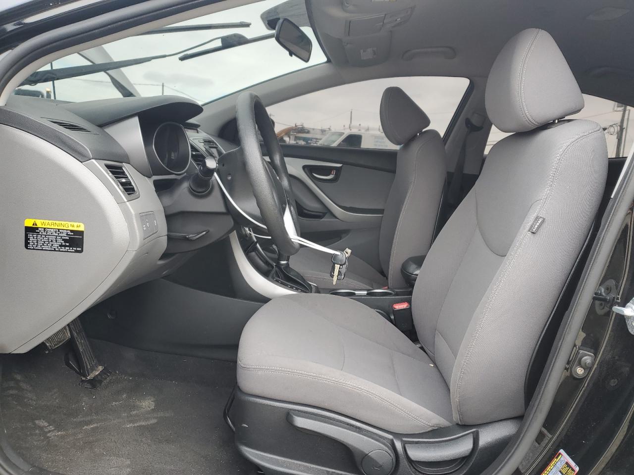 2016 Hyundai Elantra VIN KMHDH4AE3GU601719 Copart auction photo, side / rear end damage thumbnail 7