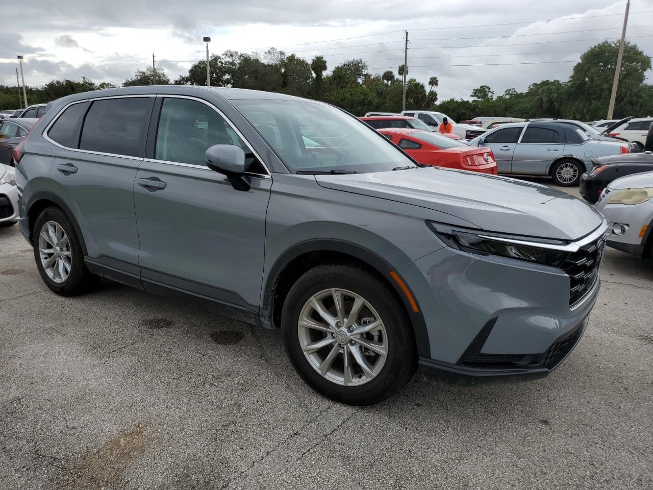 2024 Honda CR-V VIN 2HKRS3H42RH317756 Copart auction photo, water/flood damage thumbnail 4