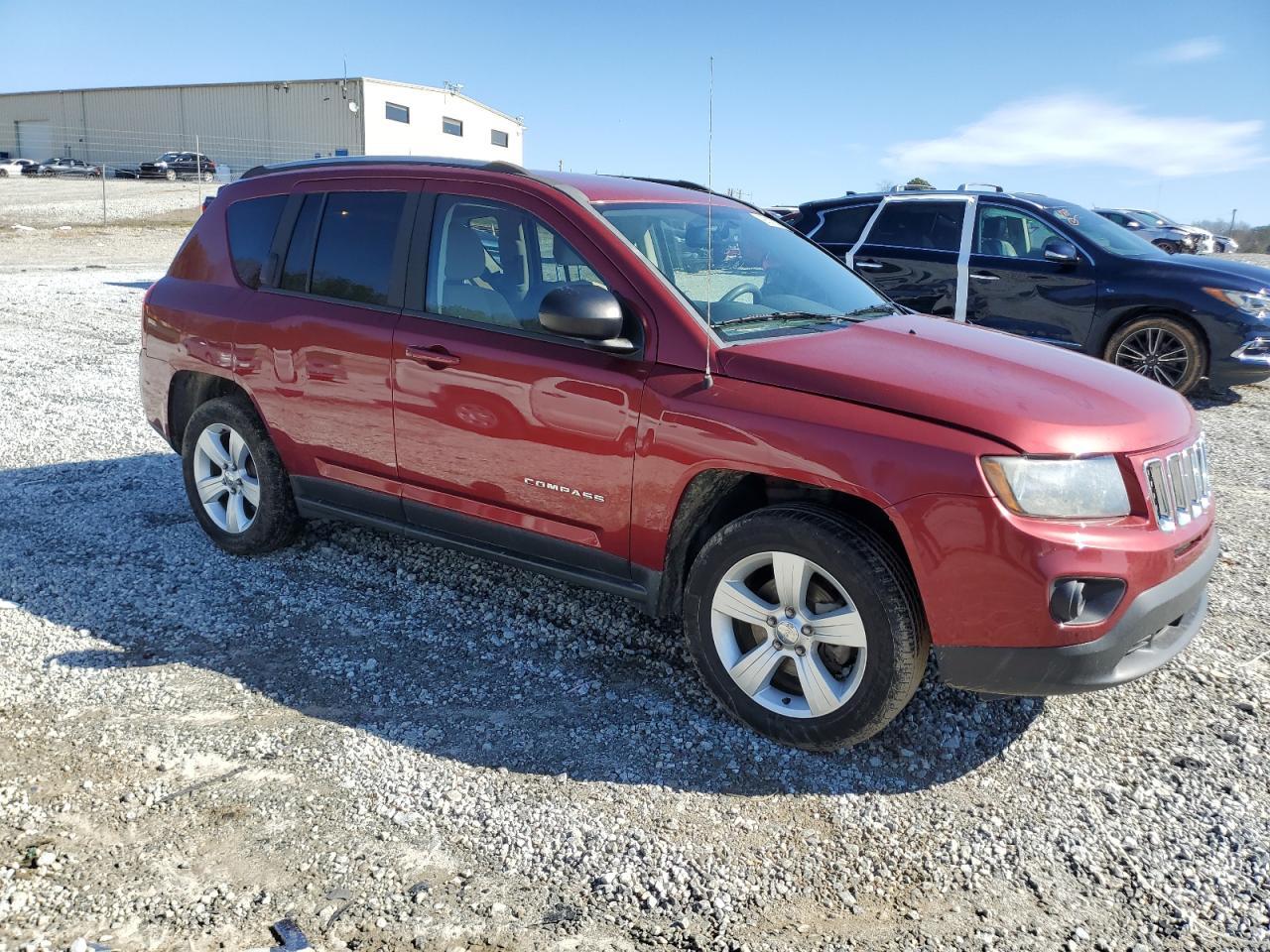 2016 Jeep Compass VIN 1C4NJCBB7GD513753 Copart auction photo, front end damage thumbnail 4