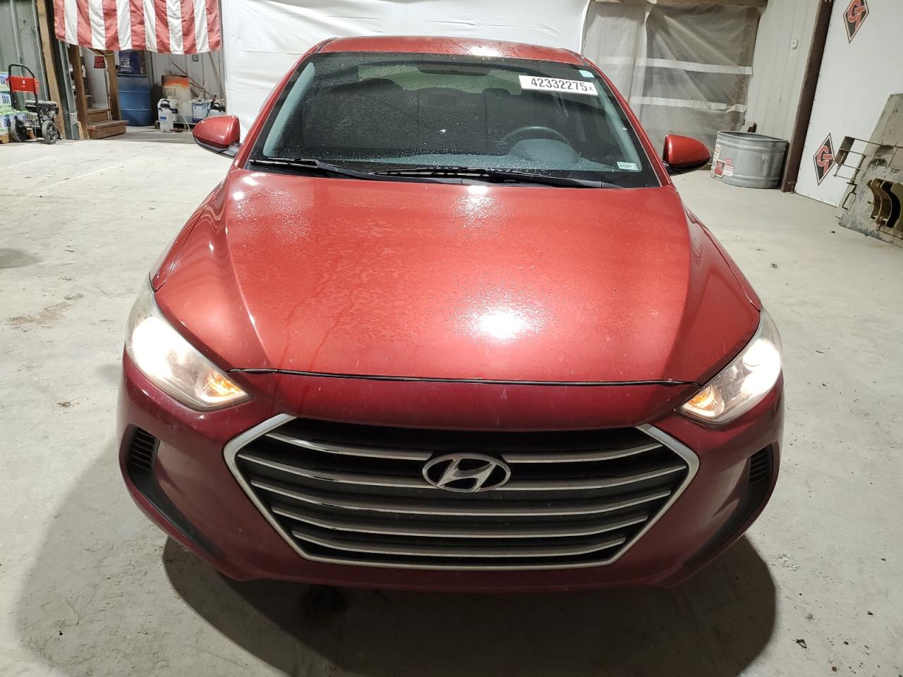 2017 Hyundai Elantra VIN 5NPD84LF2HH031556 Copart auction photo, rear end damage thumbnail 5