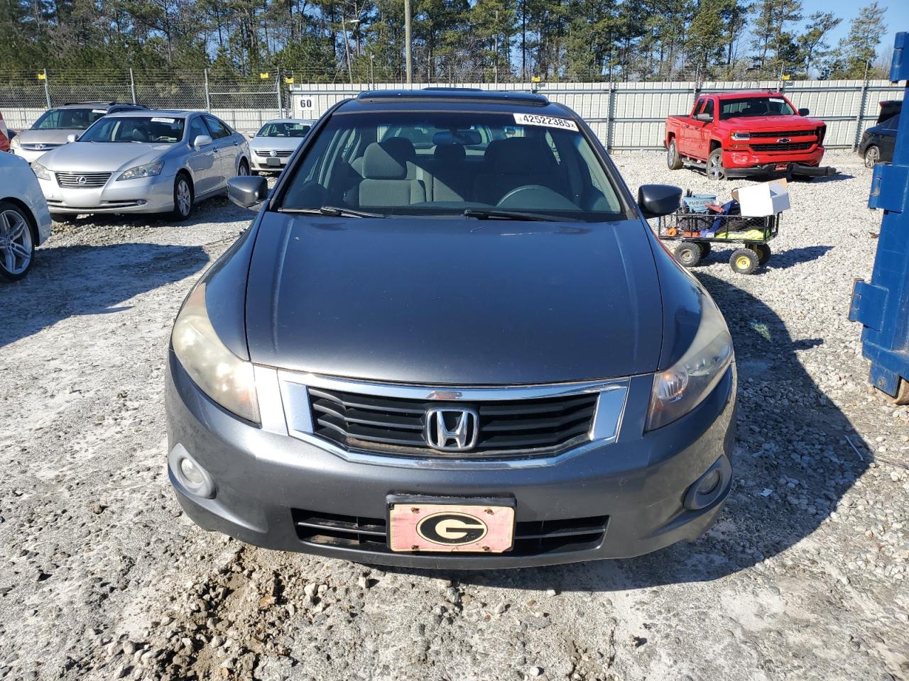 2008 Honda Accord VIN JHMCP26718C009713 Copart auction photo, rear end / undercarriage damage thumbnail 5