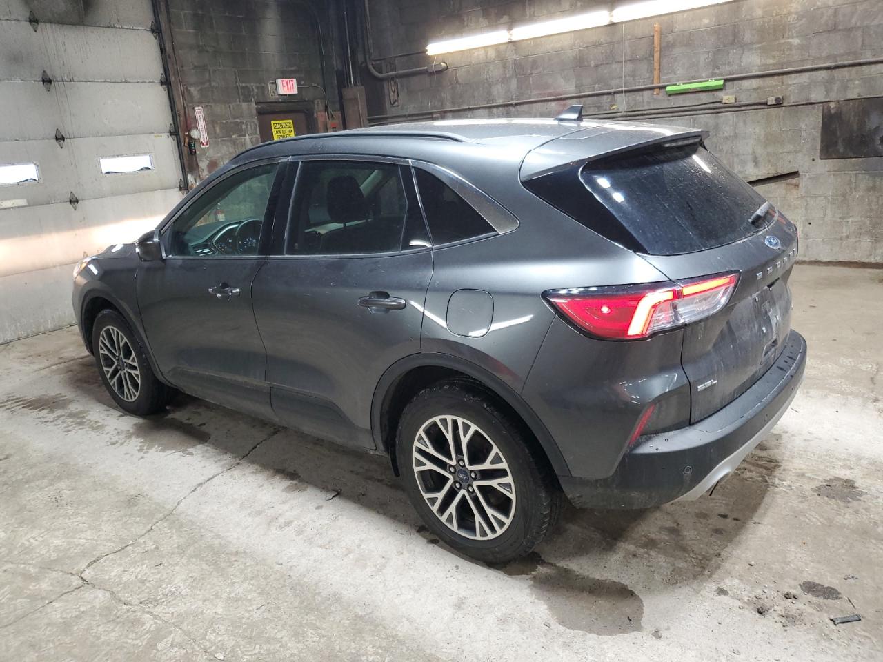 2020 Ford Escape VIN 1FMCU9H65LUB39628 Copart auction photo, side / front end damage thumbnail 2