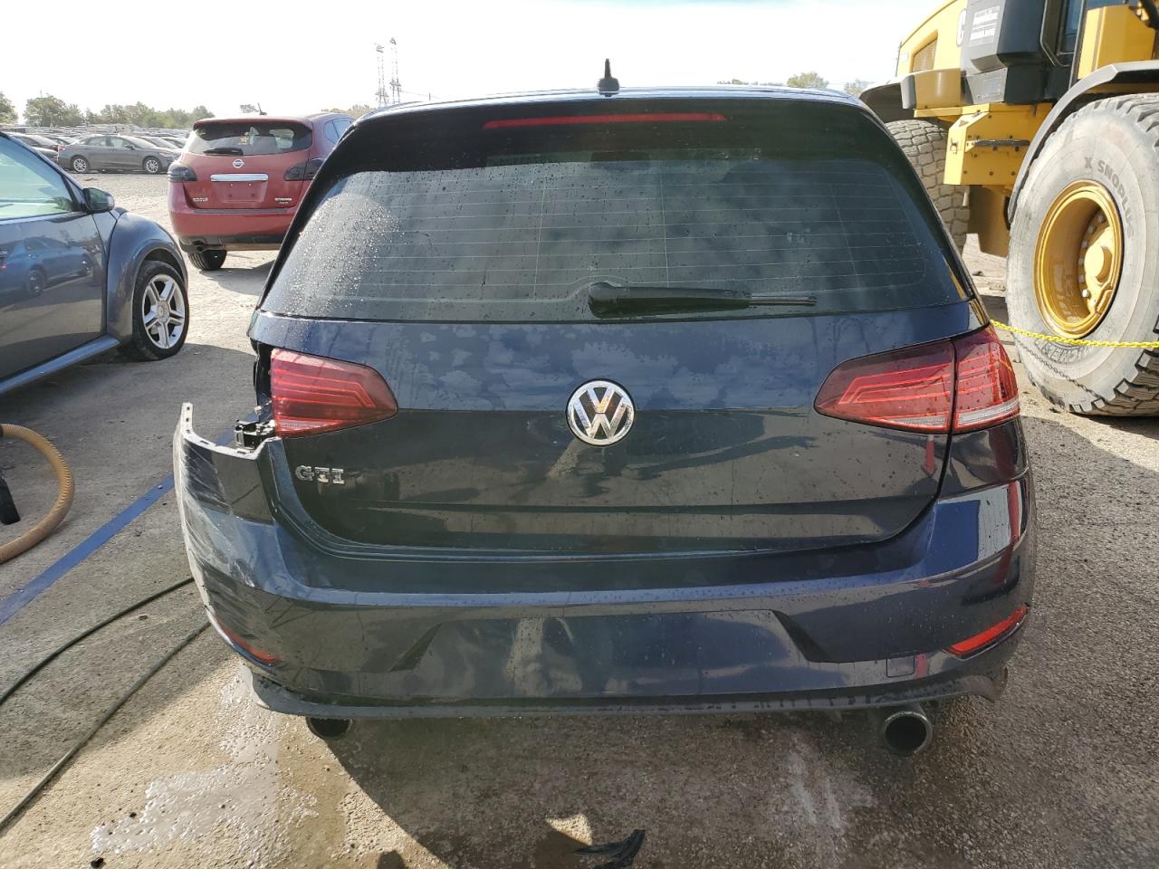 2018 Volkswagen GTI VIN 3VW447AU1JM293368 Copart auction photo, rear end damage thumbnail 6