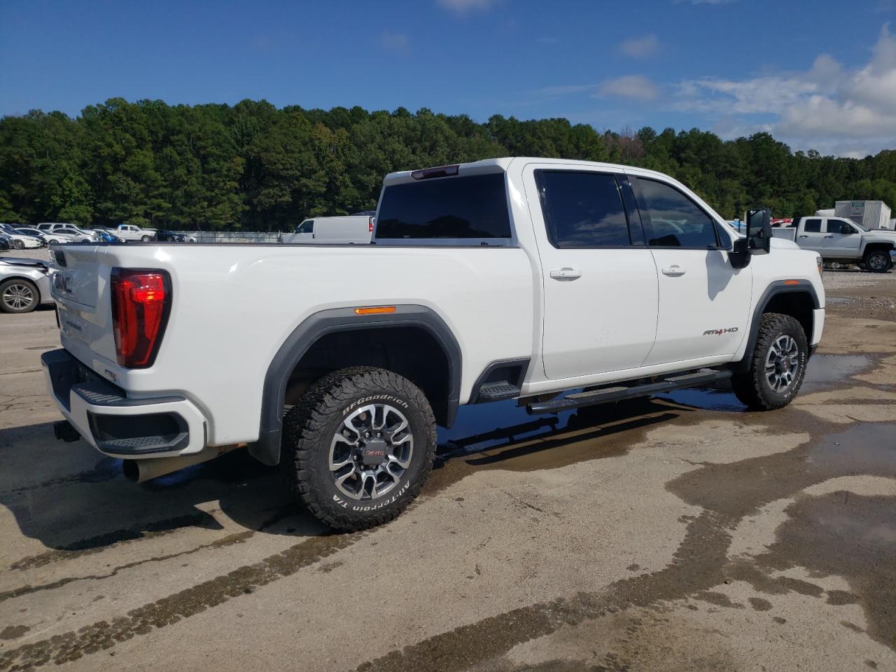 2021 GMC Sierra VIN 1GT19PEY4MF154506 Copart auction photo, vandalism damage thumbnail 3