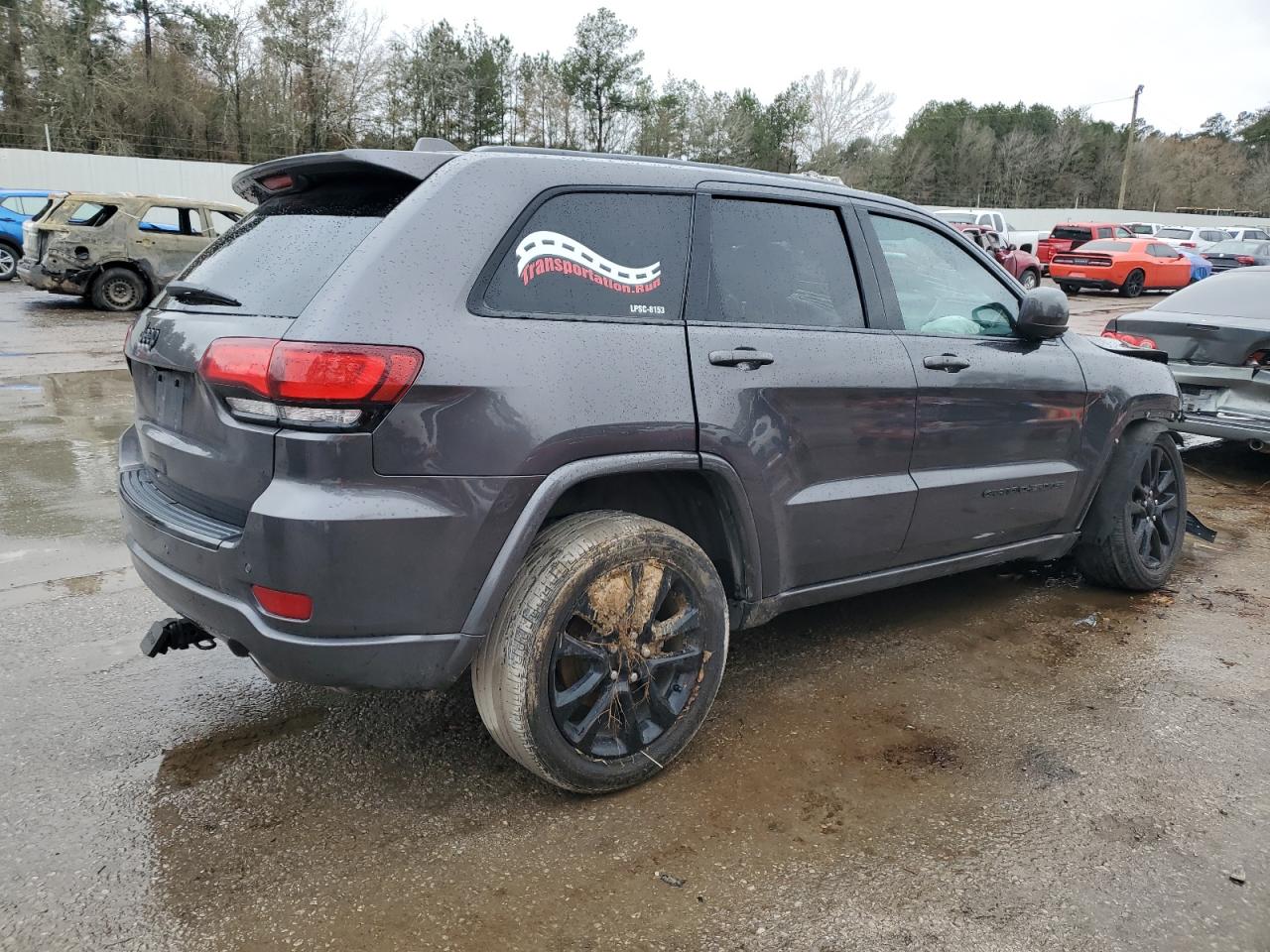 2018 Jeep Grand Cherokee VIN 1C4RJEAG7JC429052 Copart auction photo, all over damage thumbnail 3
