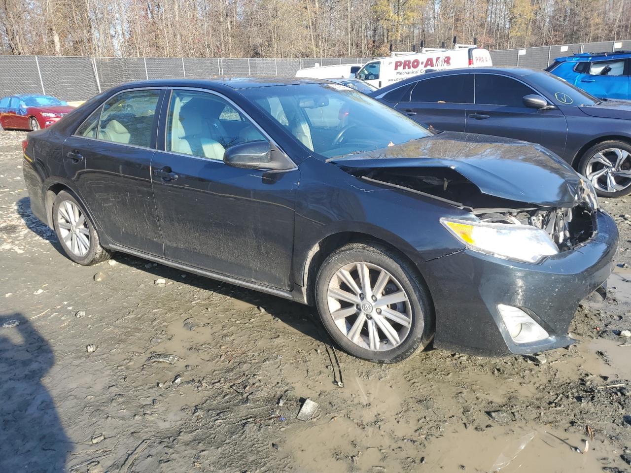 2013 Toyota Camry VIN 4T1BK1FK8DU022100 Copart auction photo, front end damage thumbnail 4