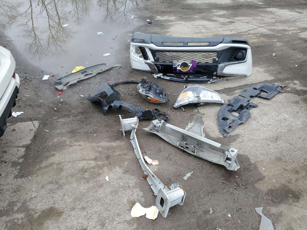 2019 Mitsubishi Outlander VIN JA4AR3AU9KU004888 Copart auction photo, front end damage thumbnail 13
