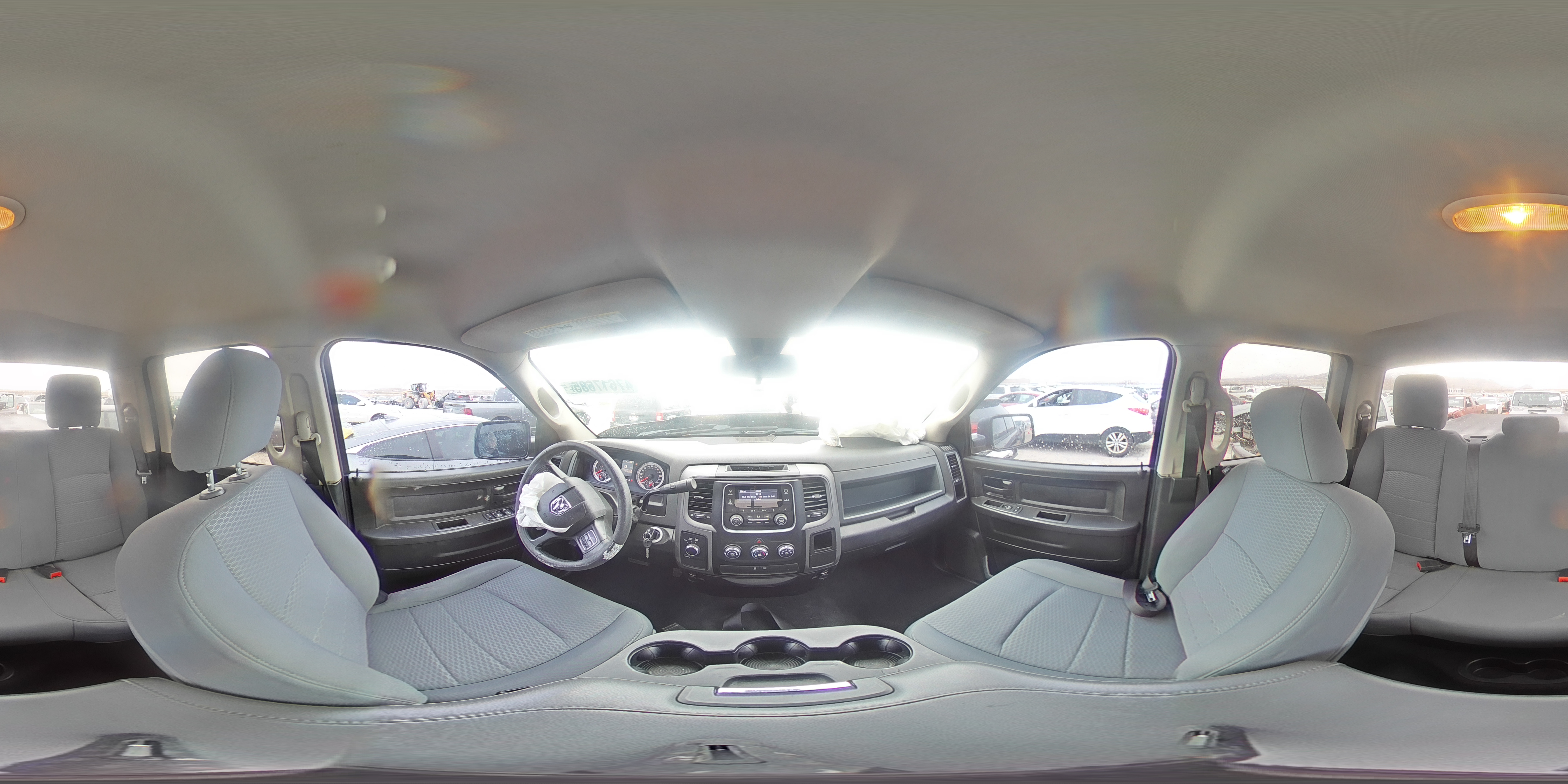 2014 RAM 1500 VIN 1C6RR7FTXES125257 Copart auction photo, front end damage thumbnail 14