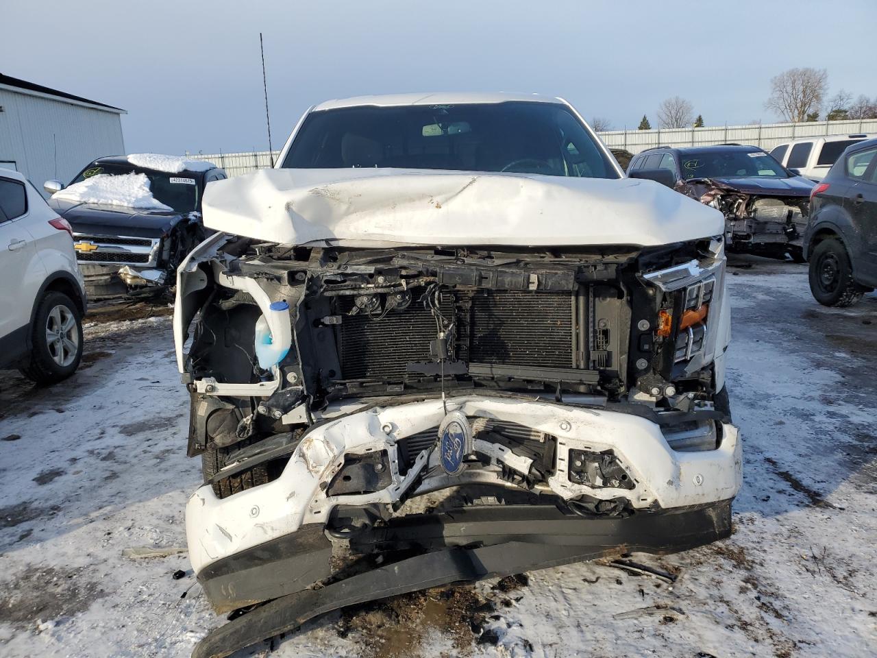 2021 Ford F-150 VIN 1FTEW1EP9MFB68528 Copart auction photo, front end damage thumbnail 5
