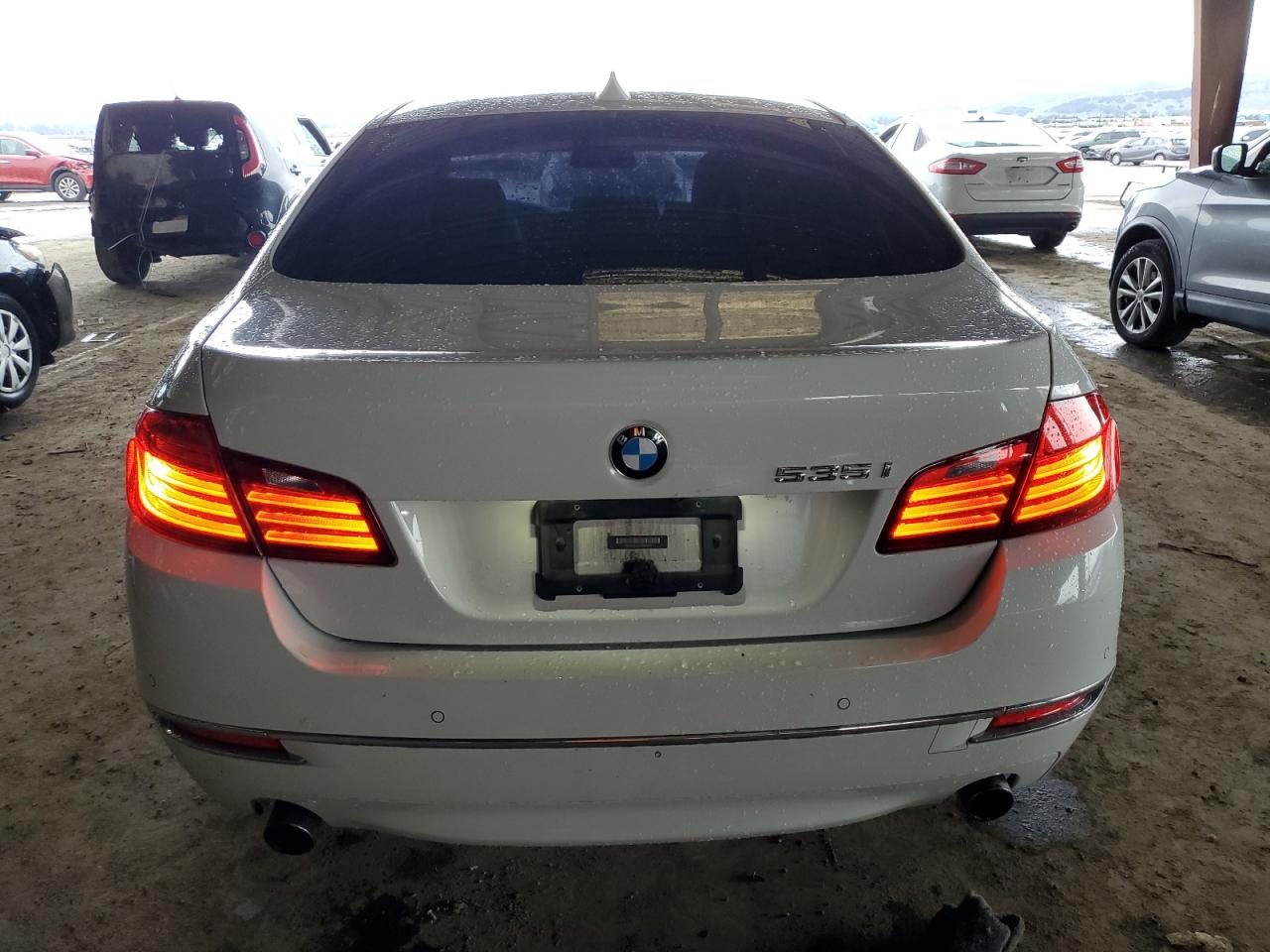 2015 BMW 5er VIN WBA5B1C59FD919474 Copart auction photo, front end damage thumbnail 6