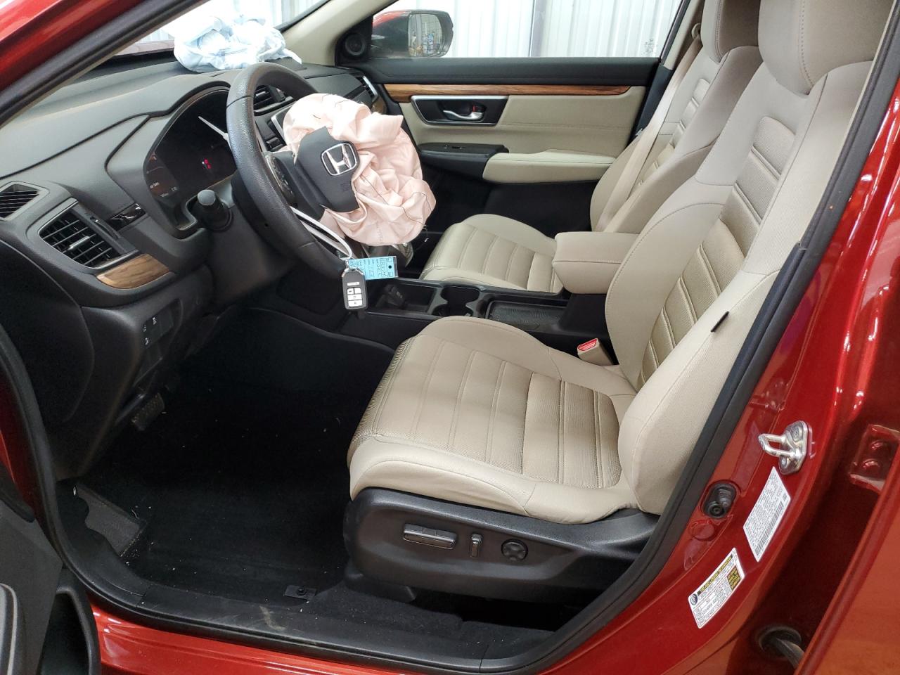 2019 Honda CR-V VIN 2HKRW1H59KH503320 Copart auction photo, front end / minor dent/scratches damage thumbnail 7