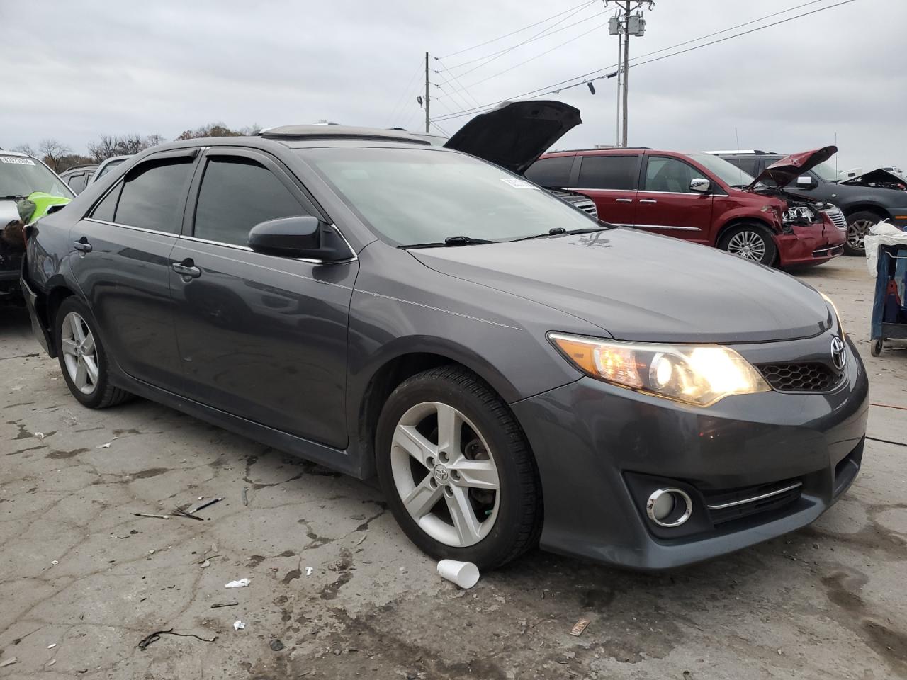 2014 Toyota Camry VIN 4T1BF1FK1EU350920 Copart auction photo, rear end damage thumbnail 4