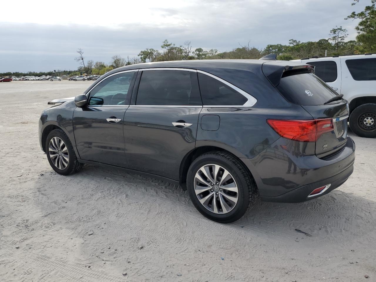 2014 Acura MDX VIN 5FRYD3H42EB016949 Copart auction photo, front end / minor dent/scratches damage thumbnail 2