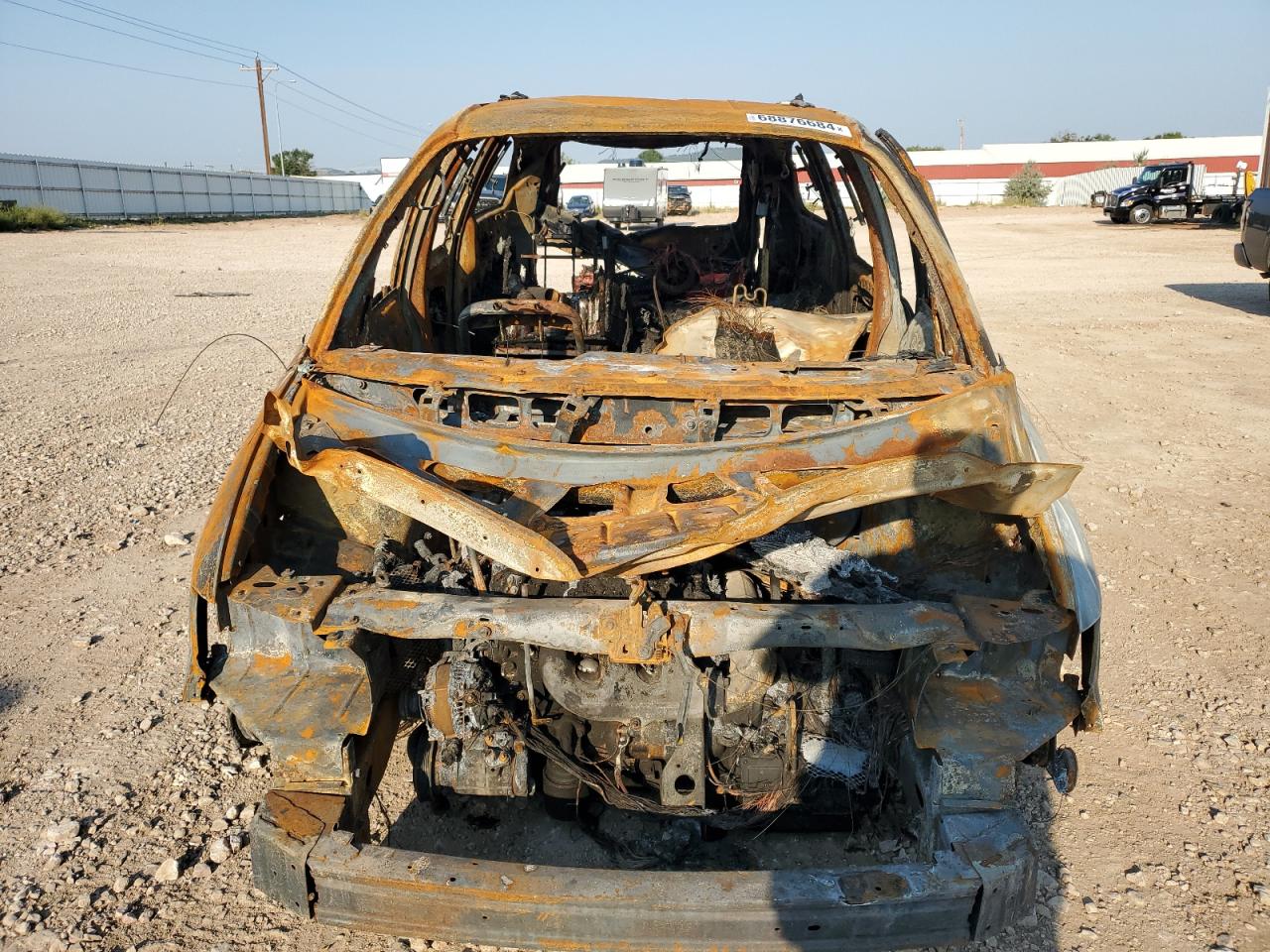 2006 Chrysler Town & Country VIN 2A4GP54L26R775582 Copart auction photo, burn damage thumbnail 5