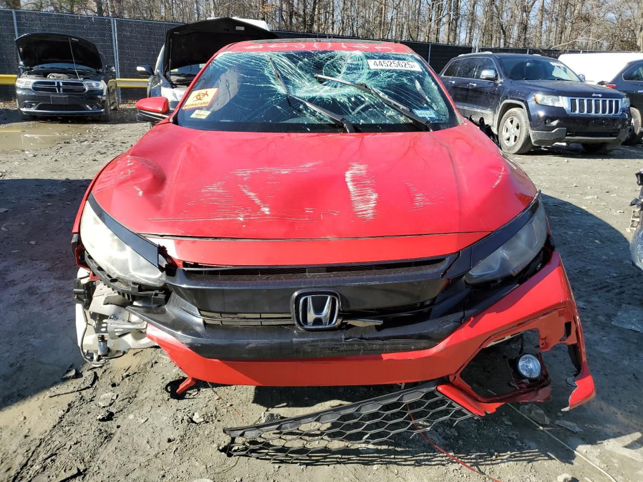 2017 Honda Civic VIN SHHFK7H55HU217732 Copart auction photo, all over damage thumbnail 5