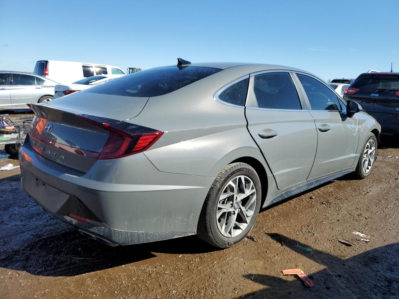 2023 Hyundai Sonata VIN KMHL64JA0PA290220 Copart auction photo, front end / minor dent/scratches damage thumbnail 3