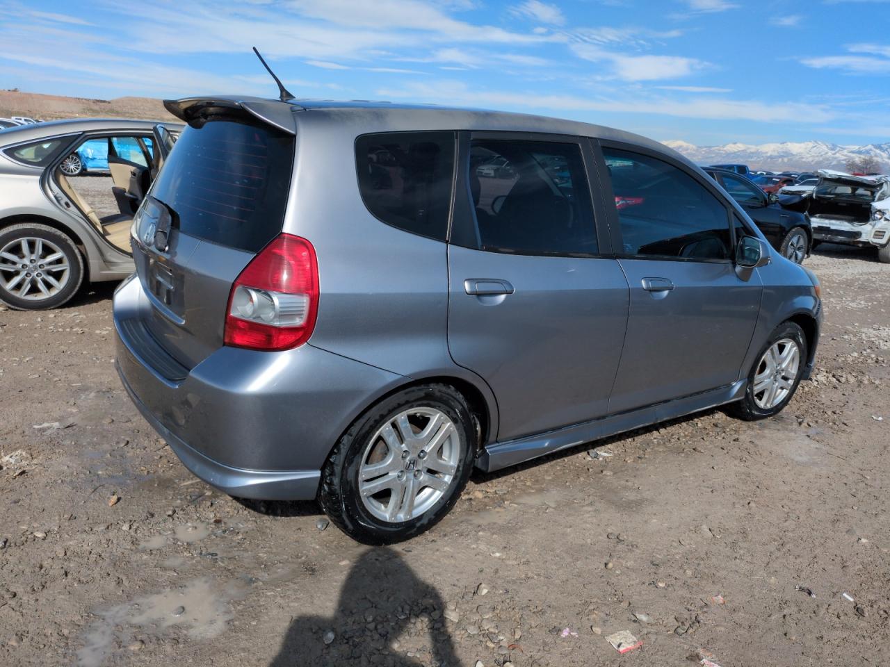 2008 Honda Fit VIN JHMGD38678S063687 Copart auction photo, front end damage thumbnail 3