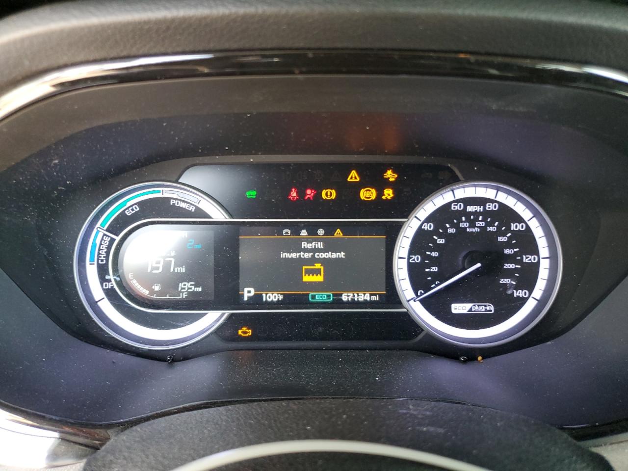 2020 KIA Niro VIN KNDCM3LD1L5394858 Copart auction photo, front end / side damage thumbnail 10