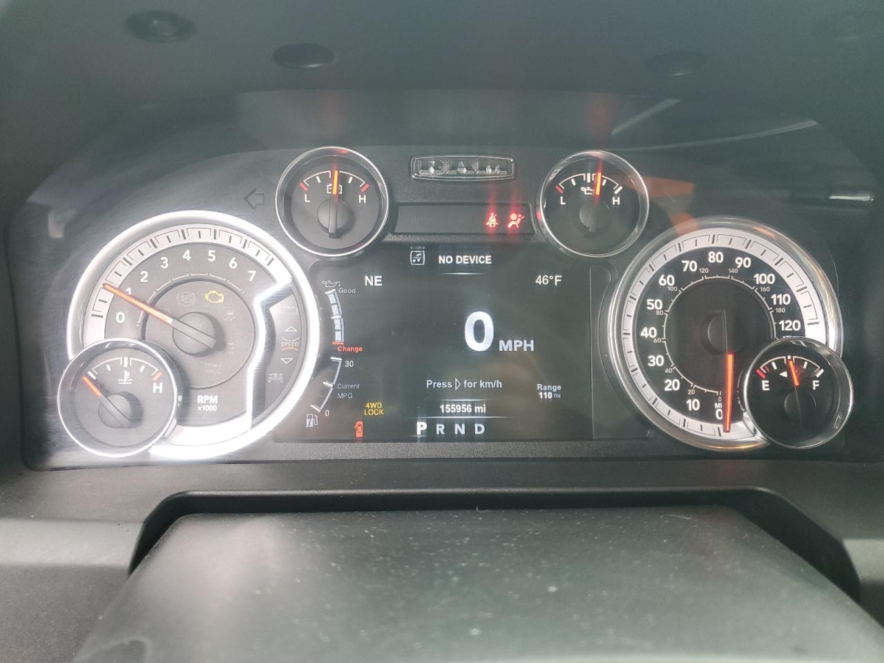 2015 RAM 1500 VIN 1C6RR7LT9FS502294 Copart auction photo, front end damage thumbnail 9