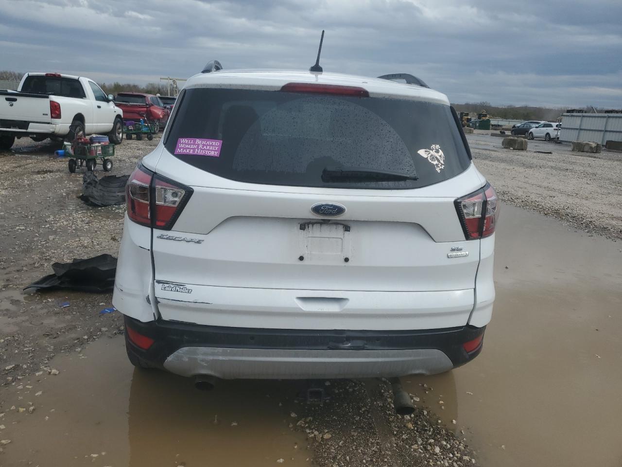 2017 Ford Escape VIN 1FMCU0GD7HUD09068 Copart auction photo, front end damage thumbnail 6