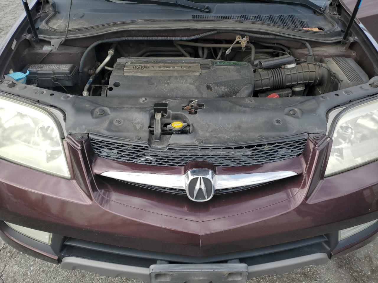 2001 Acura MDX VIN 2HNYD18601H543409 Copart auction photo, side damage thumbnail 12