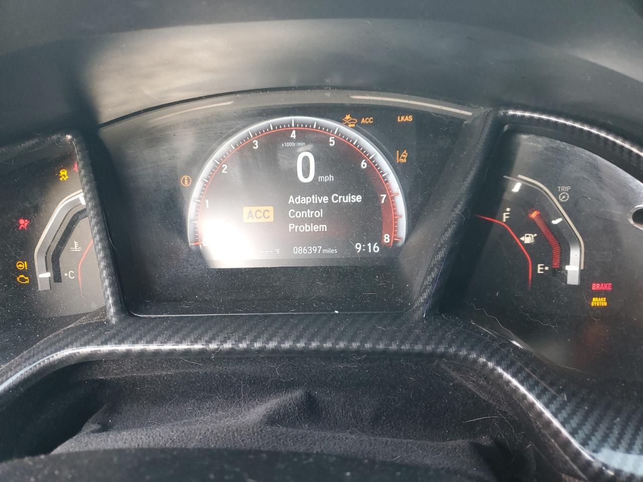 2019 Honda Civic VIN 2HGFC2F89KH540201 Copart auction photo, front end damage thumbnail 9