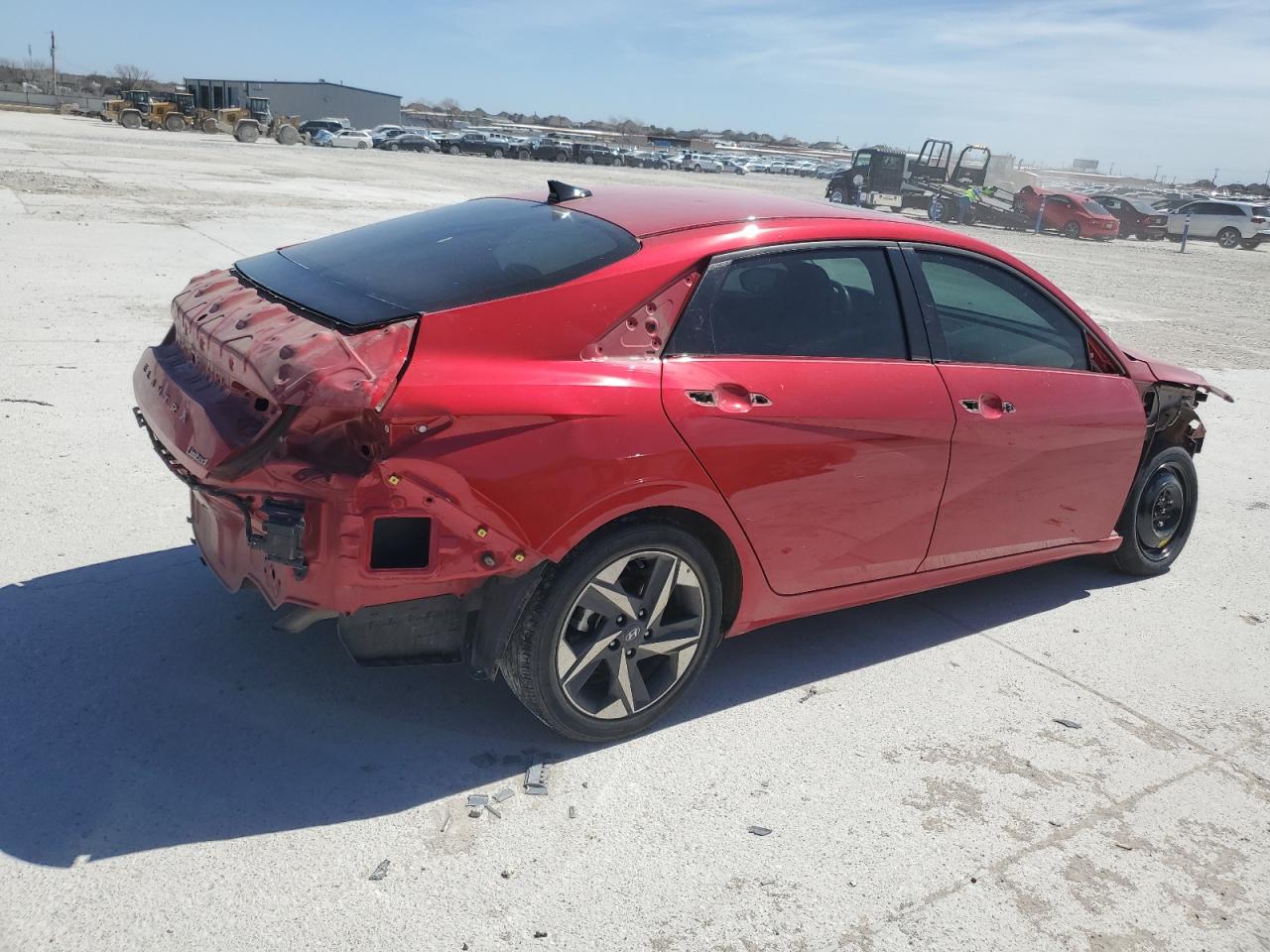 2023 Hyundai Elantra VIN 5NPLP4AG6PH109054 Copart auction photo, all over damage thumbnail 3