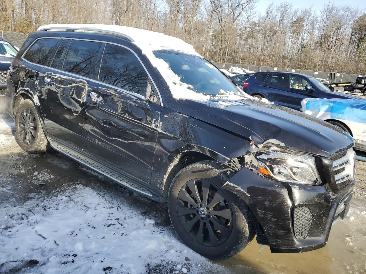 2018 Mercedes-Benz GLS-klasse VIN 4JGDF6EE3JA994979 Copart auction photo, all over damage thumbnail 4