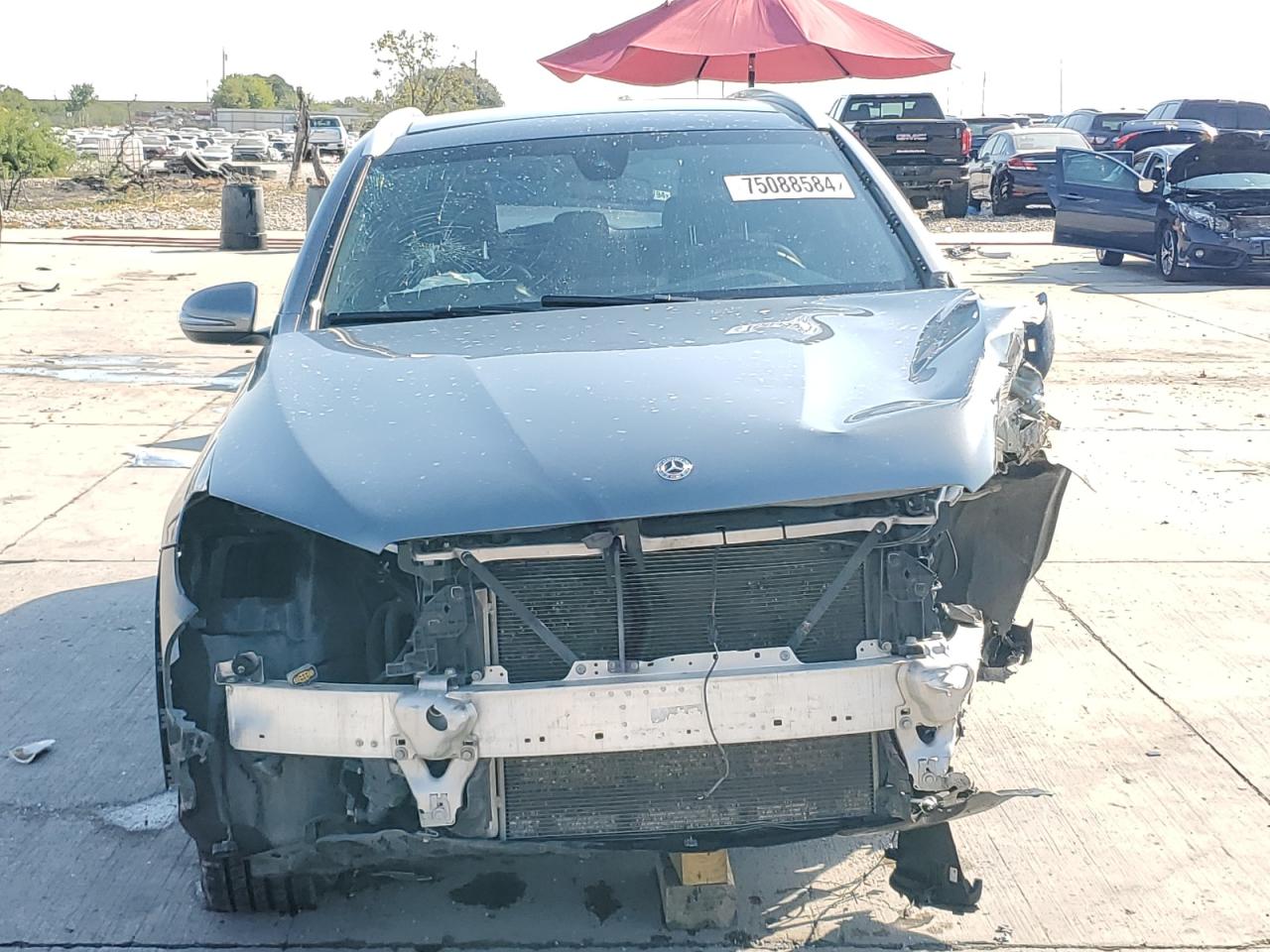 2017 Mercedes-Benz GLC VIN WDC0G4JB9HV009906 Copart auction photo, side / front end damage thumbnail 5
