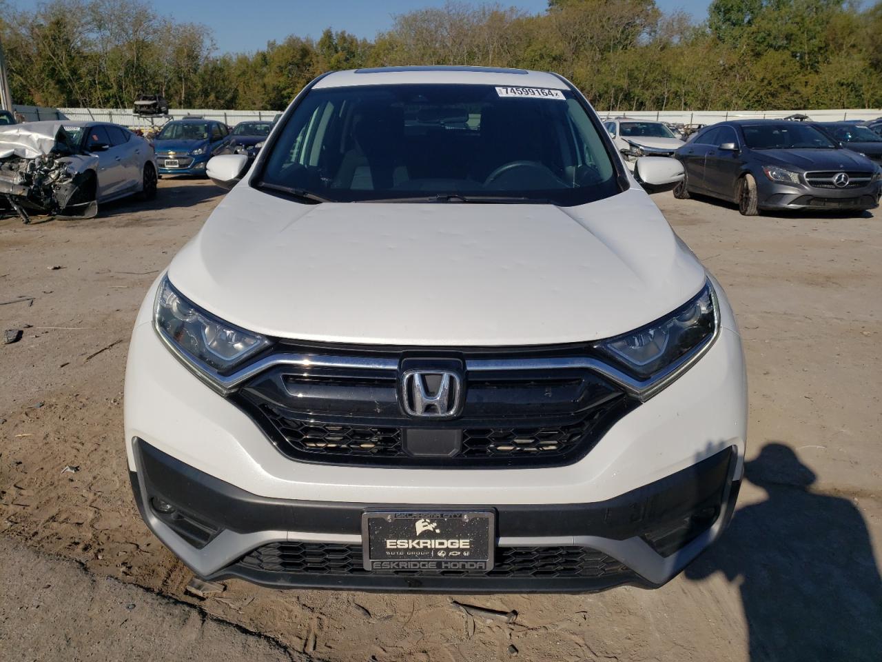 2020 Honda CR-V VIN 2HKRW1H5XLH422036 Copart auction photo, hail damage thumbnail 5