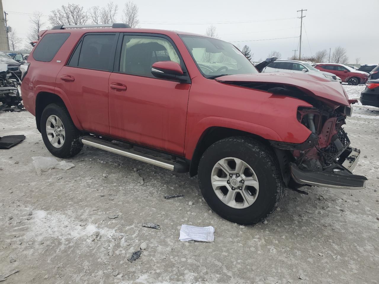 2022 Toyota 4Runner VIN JTENU5JR1N6013456 Copart auction photo, front end damage thumbnail 4